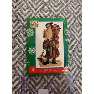 Vintage 1995 TCM Santa Around The World Tading Card Lot Of 22